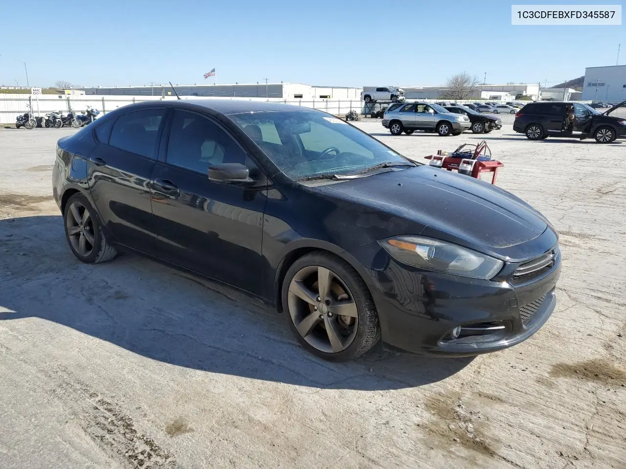 2015 Dodge Dart Gt VIN: 1C3CDFEBXFD345587 Lot: 48582545
