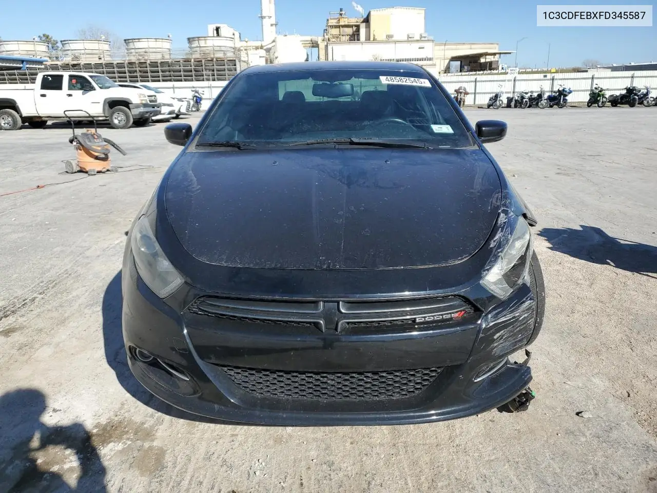 2015 Dodge Dart Gt VIN: 1C3CDFEBXFD345587 Lot: 48582545