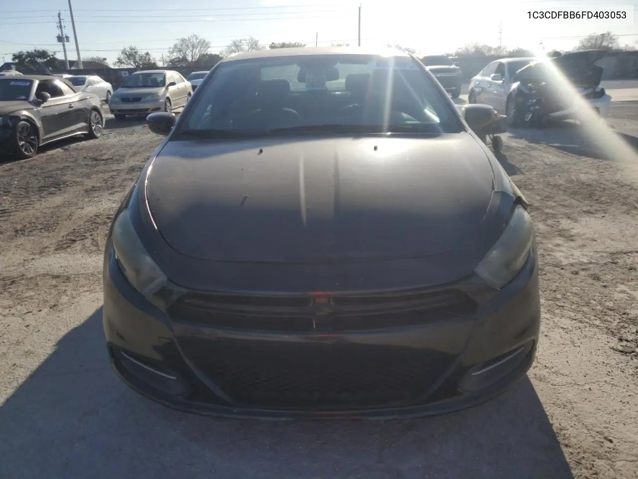 2015 Dodge Dart Sxt VIN: 1C3CDFBB6FD403053 Lot: 49810975