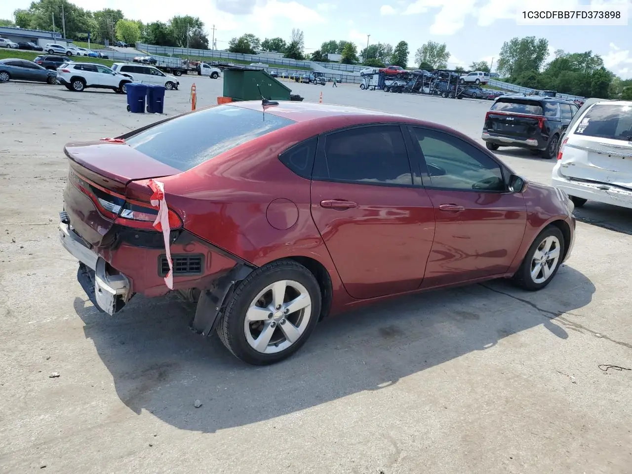 2015 Dodge Dart Sxt VIN: 1C3CDFBB7FD373898 Lot: 53122465