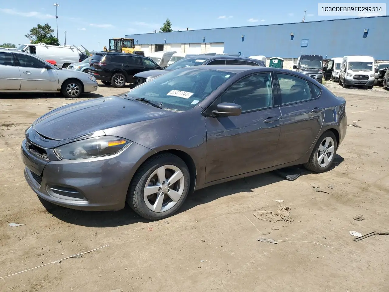 2015 Dodge Dart Sxt VIN: 1C3CDFBB9FD299514 Lot: 55477744