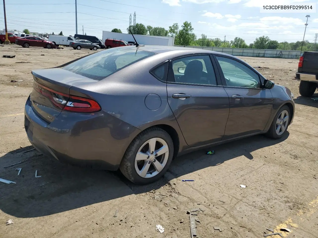 2015 Dodge Dart Sxt VIN: 1C3CDFBB9FD299514 Lot: 55477744
