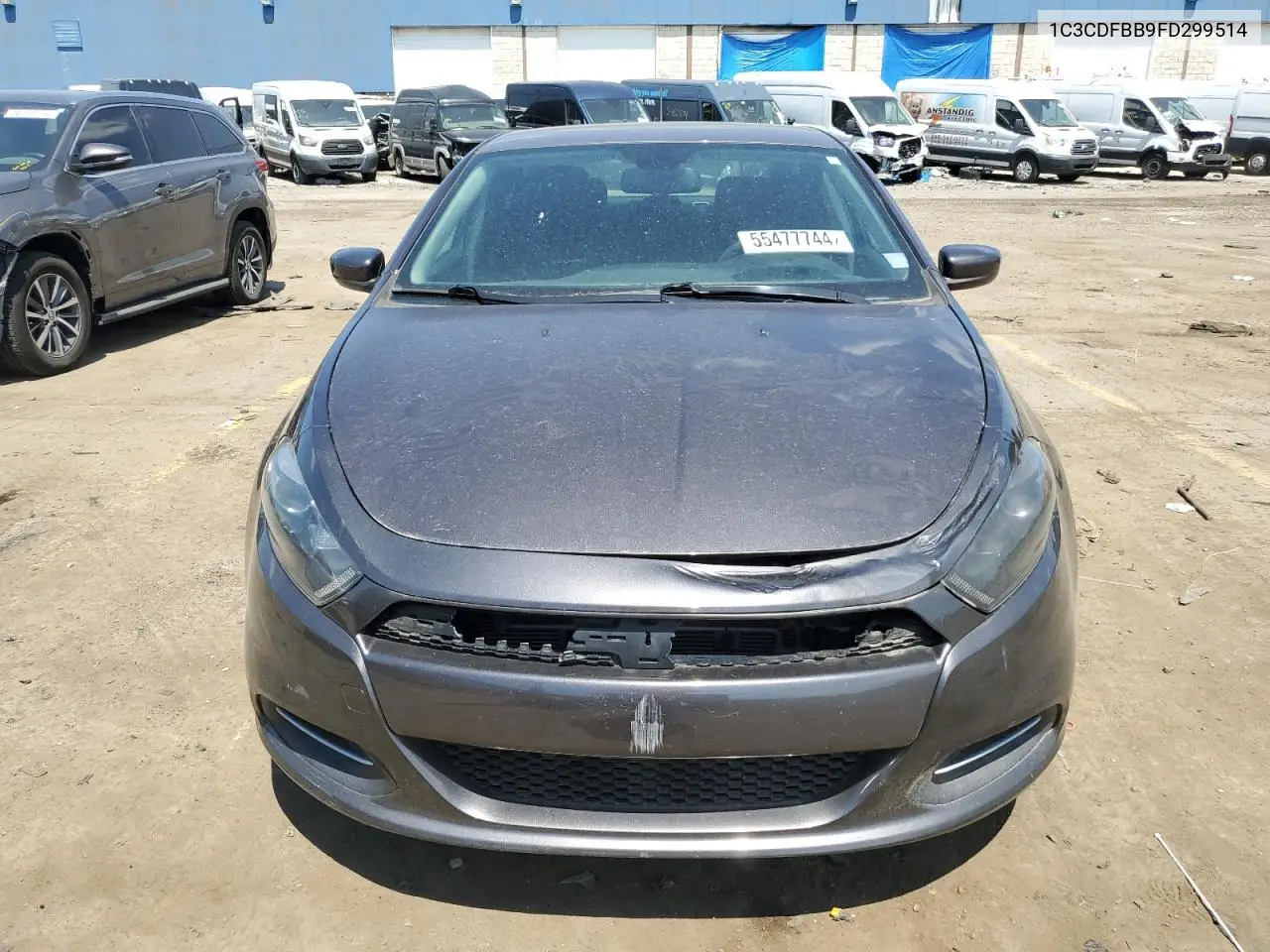 2015 Dodge Dart Sxt VIN: 1C3CDFBB9FD299514 Lot: 55477744