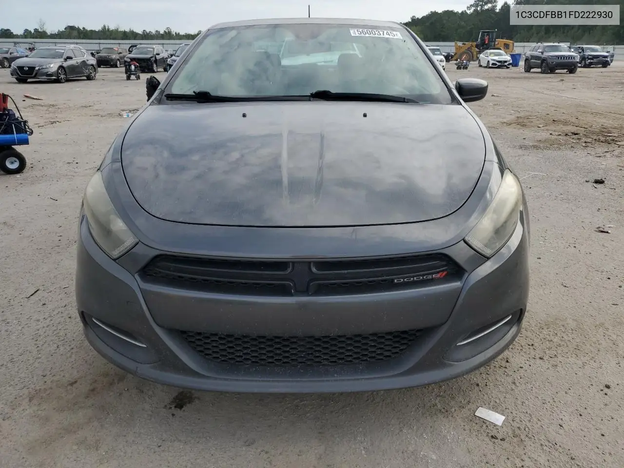 2015 Dodge Dart Sxt VIN: 1C3CDFBB1FD222930 Lot: 56003745