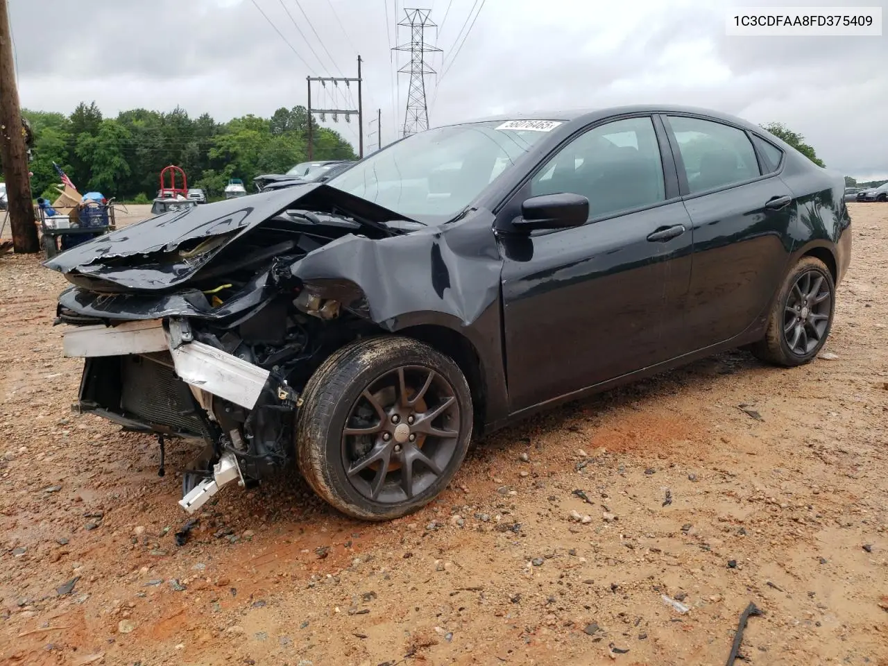 2015 Dodge Dart Se VIN: 1C3CDFAA8FD375409 Lot: 56076465