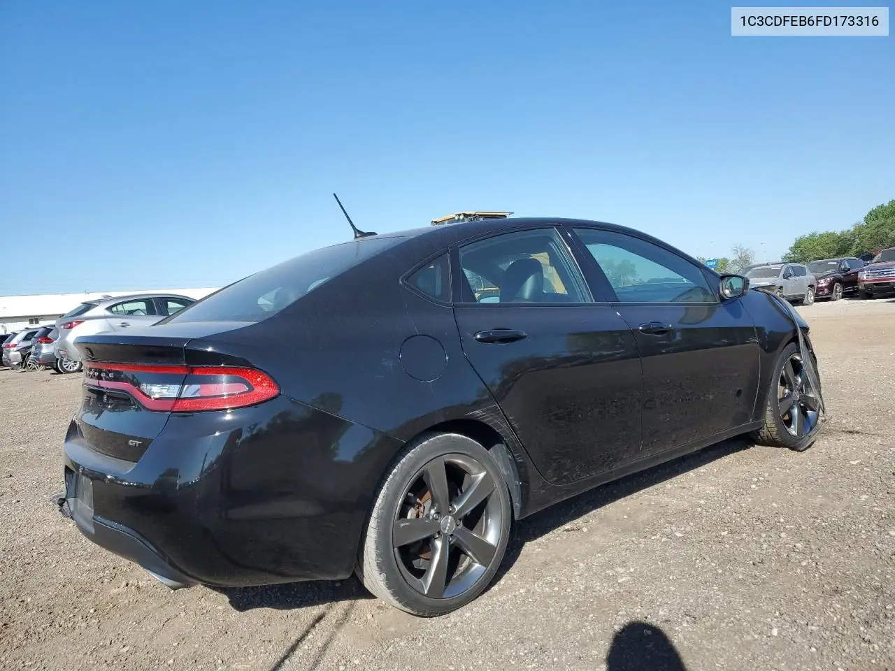 2015 Dodge Dart Gt VIN: 1C3CDFEB6FD173316 Lot: 56141055