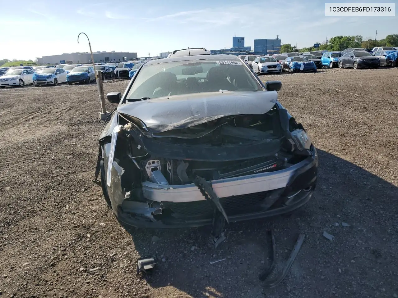 2015 Dodge Dart Gt VIN: 1C3CDFEB6FD173316 Lot: 56141055