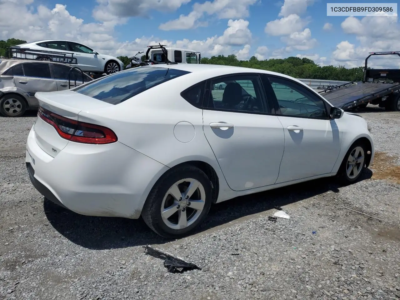 2015 Dodge Dart Sxt VIN: 1C3CDFBB9FD309586 Lot: 56247605