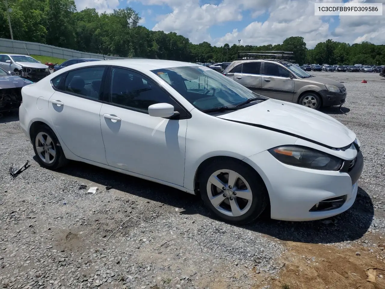 2015 Dodge Dart Sxt VIN: 1C3CDFBB9FD309586 Lot: 56247605