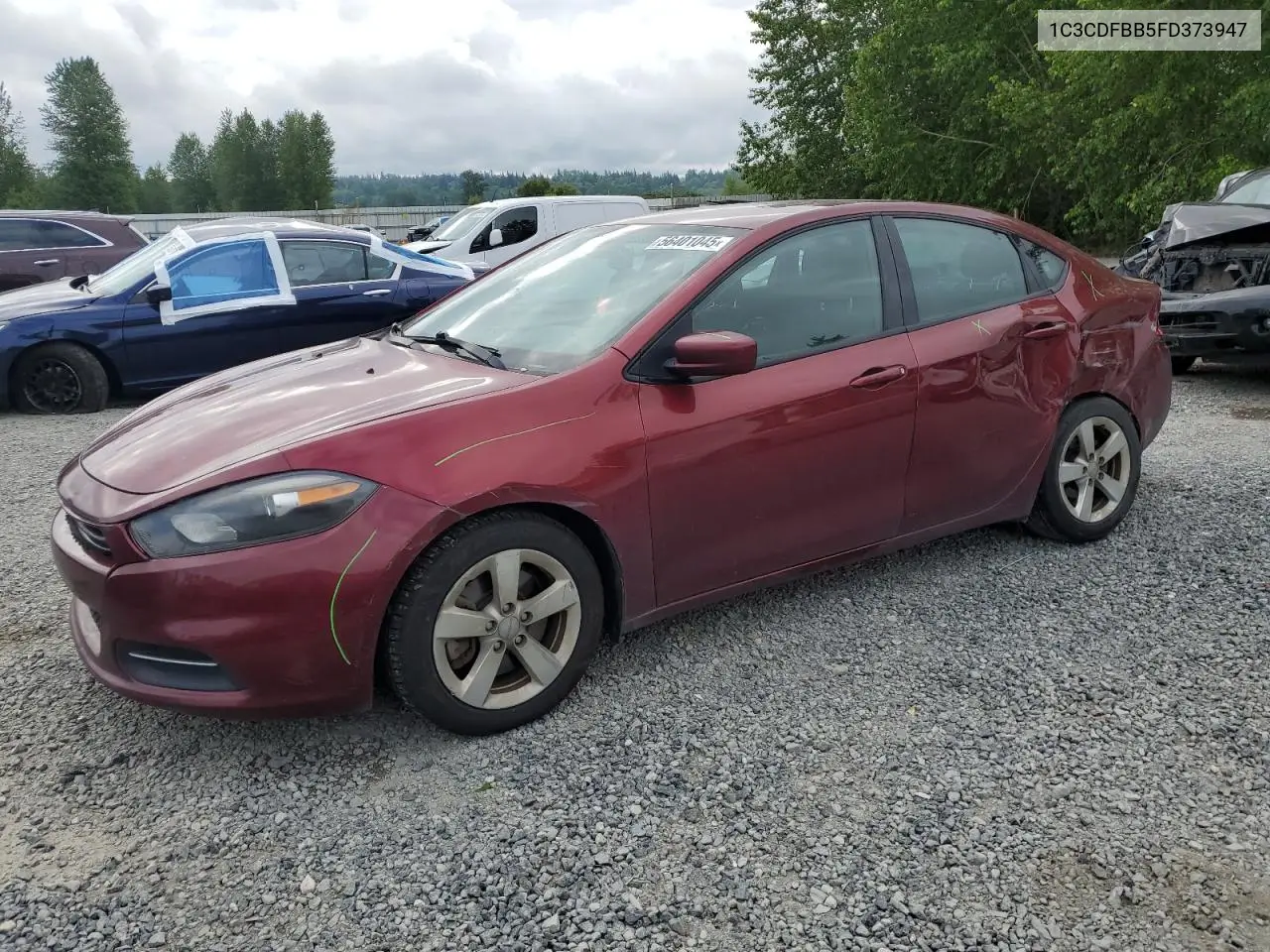 2015 Dodge Dart Sxt VIN: 1C3CDFBB5FD373947 Lot: 56401045
