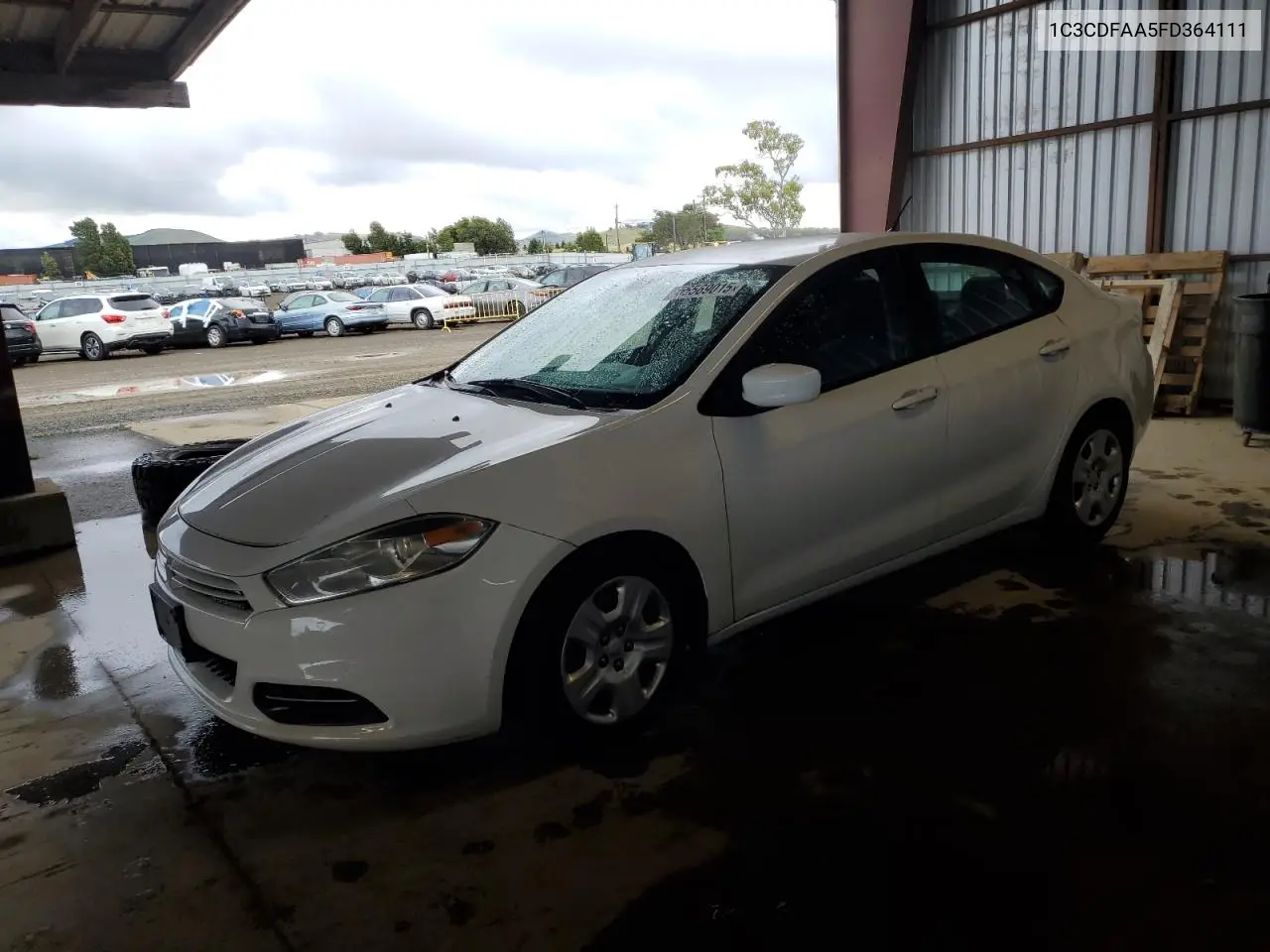2015 Dodge Dart Se VIN: 1C3CDFAA5FD364111 Lot: 56569015