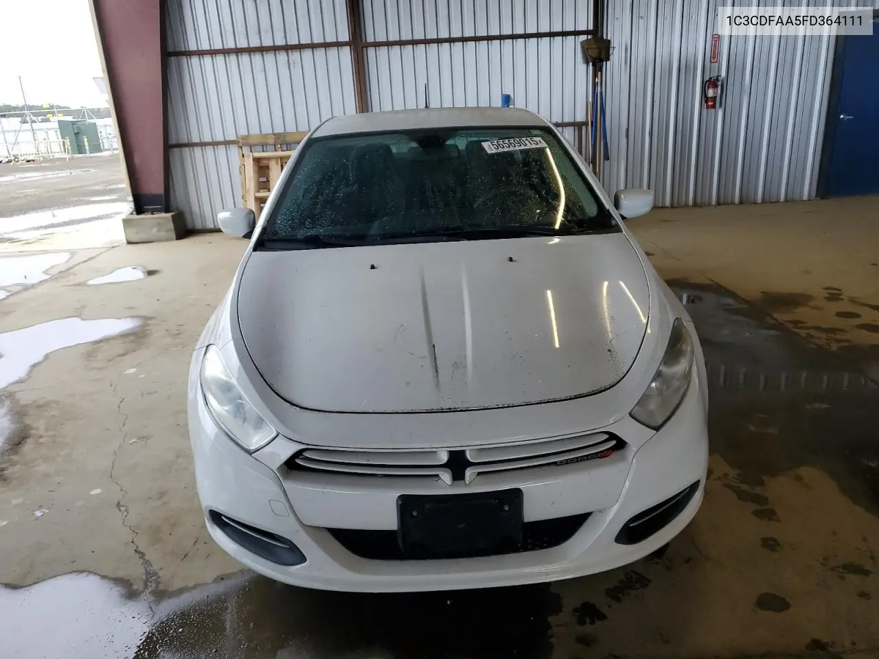2015 Dodge Dart Se VIN: 1C3CDFAA5FD364111 Lot: 56569015