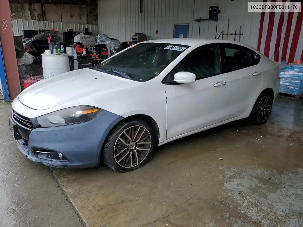 2015 Dodge Dart Sxt VIN: 1C3CDFBB0FD311176 Lot: 56627595