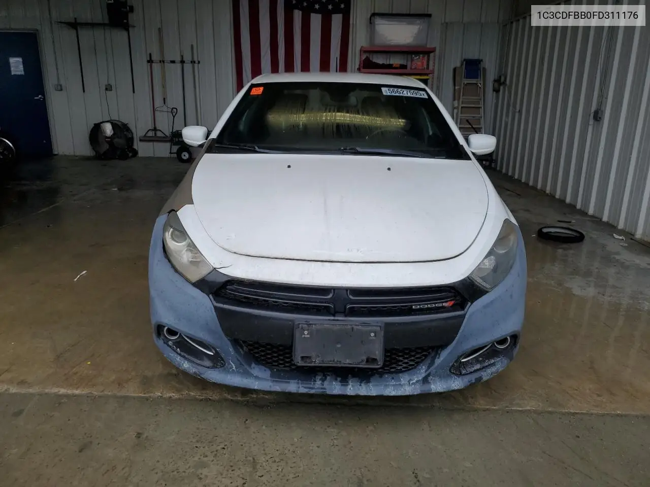2015 Dodge Dart Sxt VIN: 1C3CDFBB0FD311176 Lot: 56627595