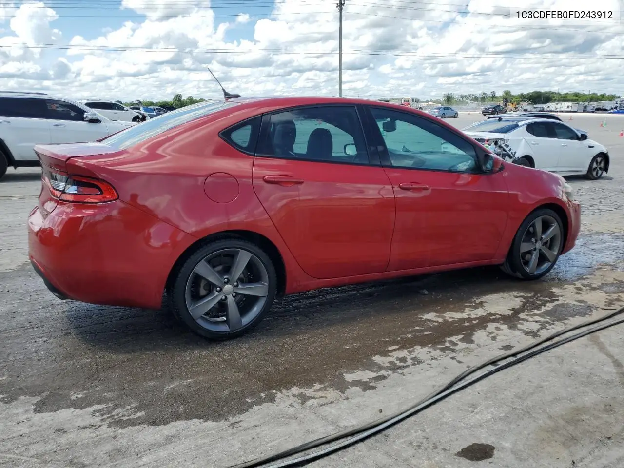2015 Dodge Dart Gt VIN: 1C3CDFEB0FD243912 Lot: 56698275