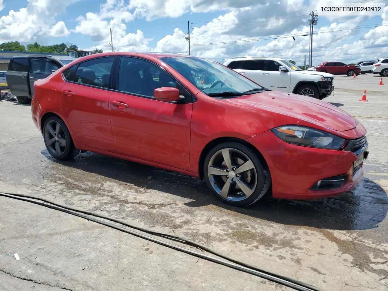 2015 Dodge Dart Gt VIN: 1C3CDFEB0FD243912 Lot: 56698275