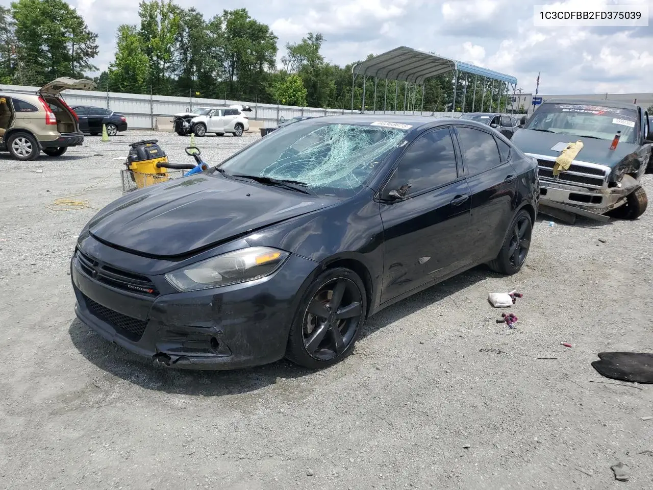 2015 Dodge Dart Sxt VIN: 1C3CDFBB2FD375039 Lot: 60368675