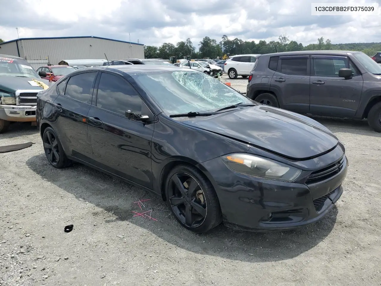 2015 Dodge Dart Sxt VIN: 1C3CDFBB2FD375039 Lot: 60368675