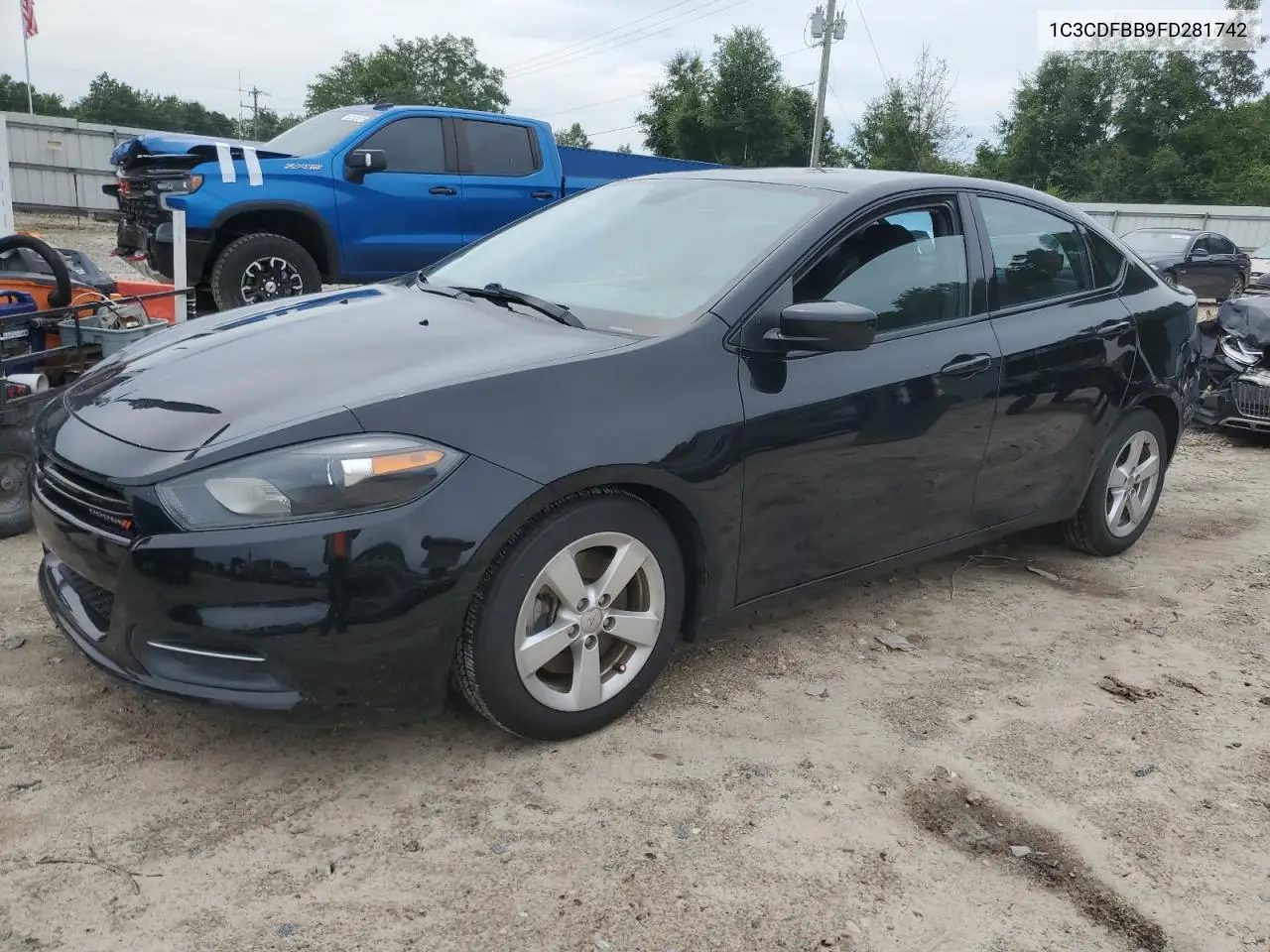 2015 Dodge Dart Sxt VIN: 1C3CDFBB9FD281742 Lot: 61209885