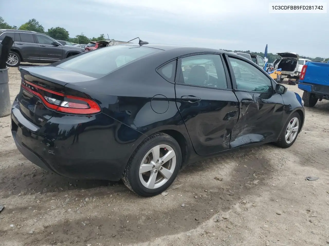 2015 Dodge Dart Sxt VIN: 1C3CDFBB9FD281742 Lot: 61209885