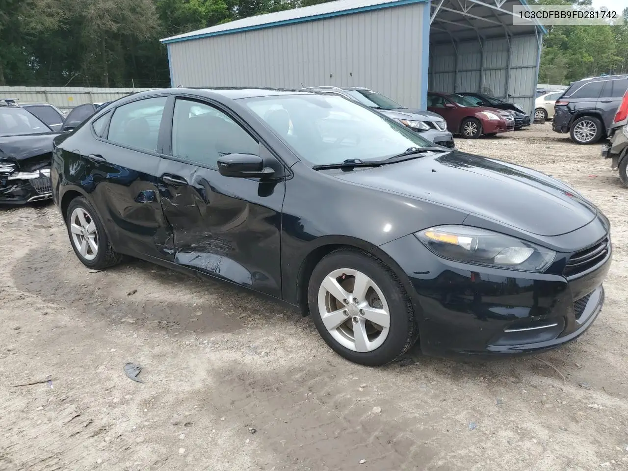 2015 Dodge Dart Sxt VIN: 1C3CDFBB9FD281742 Lot: 61209885