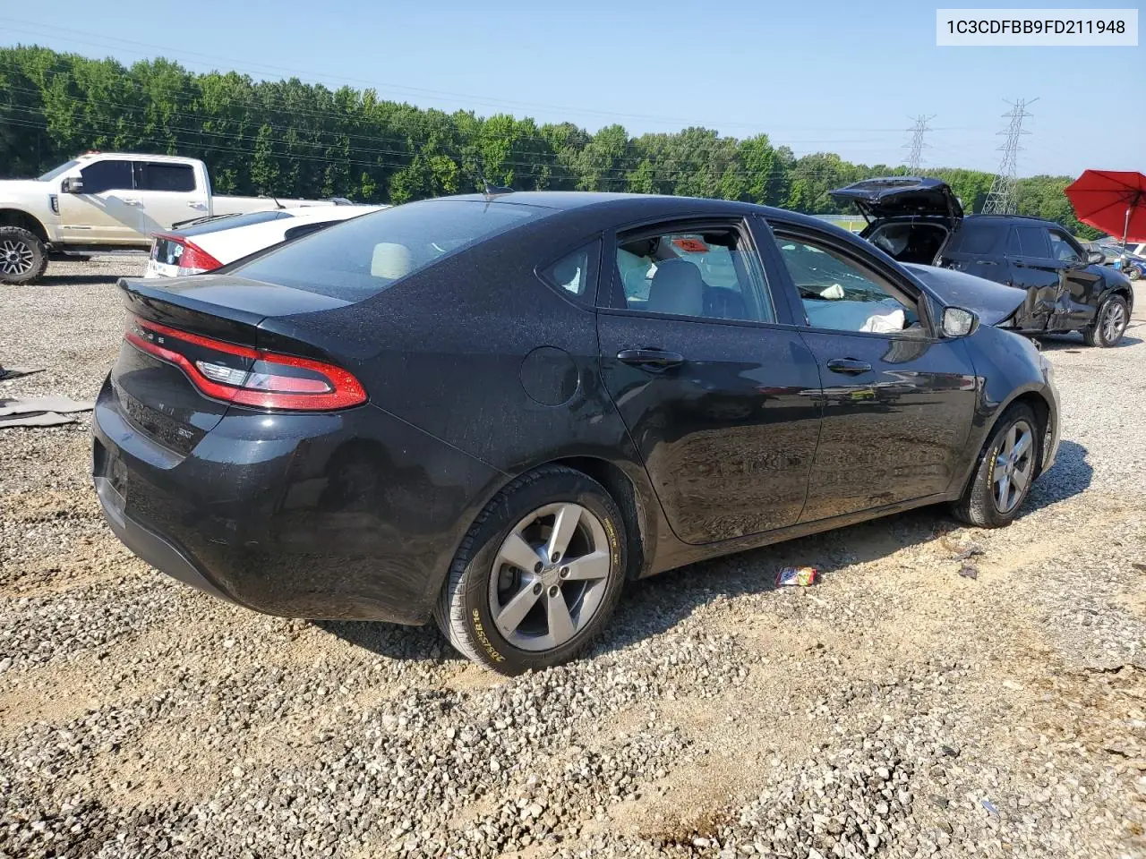 2015 Dodge Dart Sxt VIN: 1C3CDFBB9FD211948 Lot: 61385515