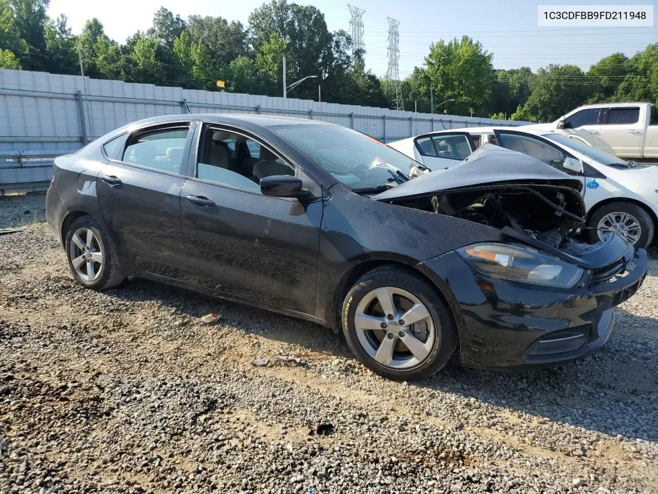 2015 Dodge Dart Sxt VIN: 1C3CDFBB9FD211948 Lot: 61385515