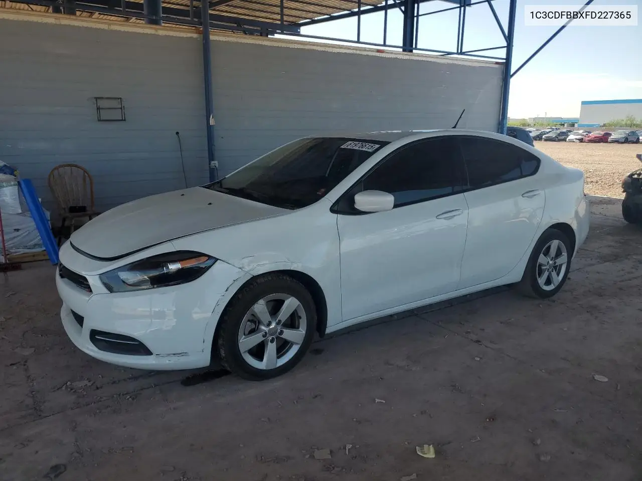 2015 Dodge Dart Sxt VIN: 1C3CDFBBXFD227365 Lot: 61976615