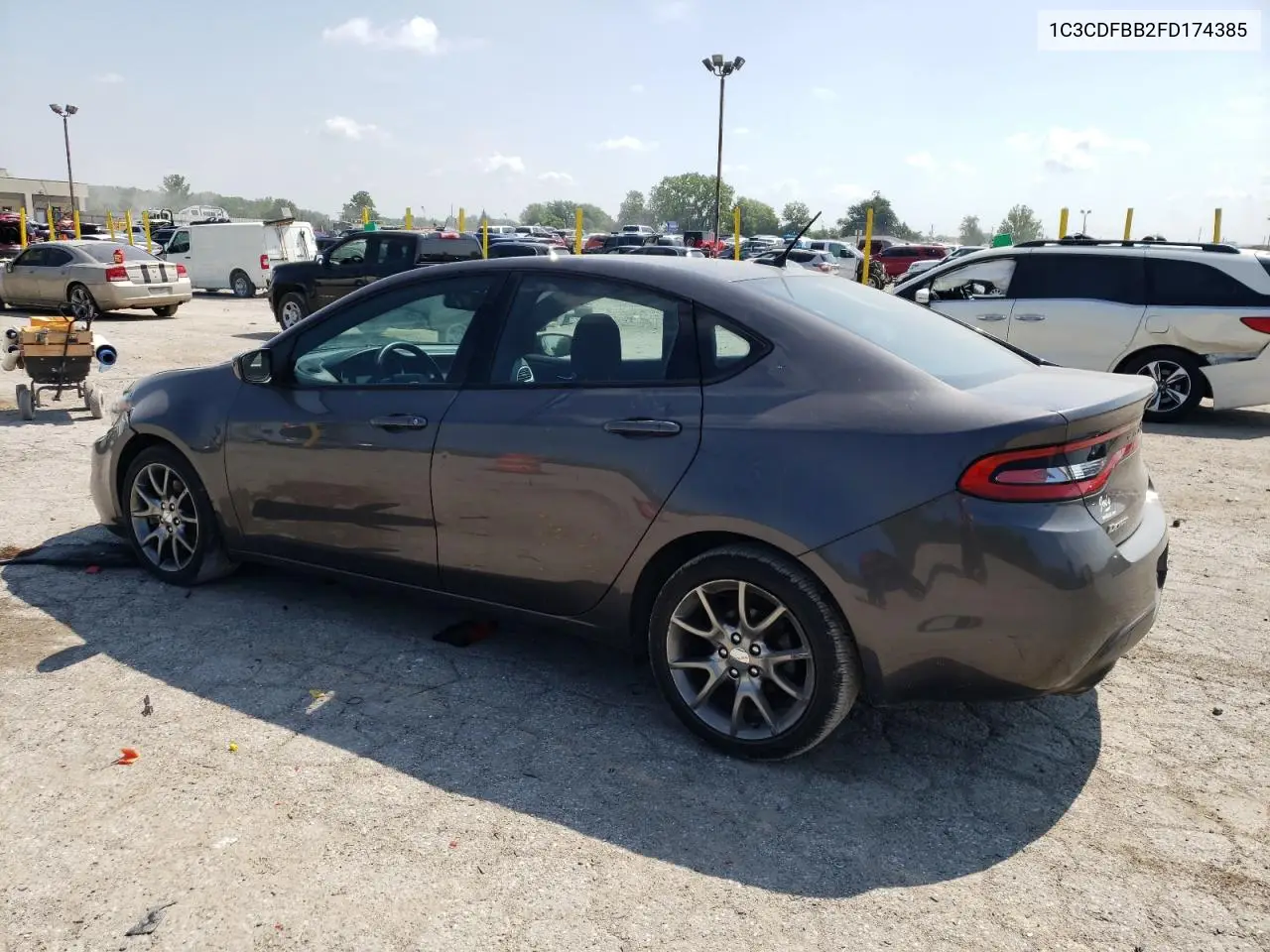 2015 Dodge Dart Sxt VIN: 1C3CDFBB2FD174385 Lot: 61996395