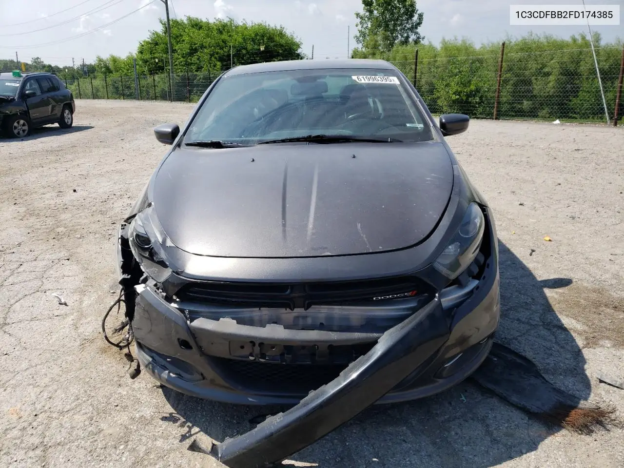 2015 Dodge Dart Sxt VIN: 1C3CDFBB2FD174385 Lot: 61996395