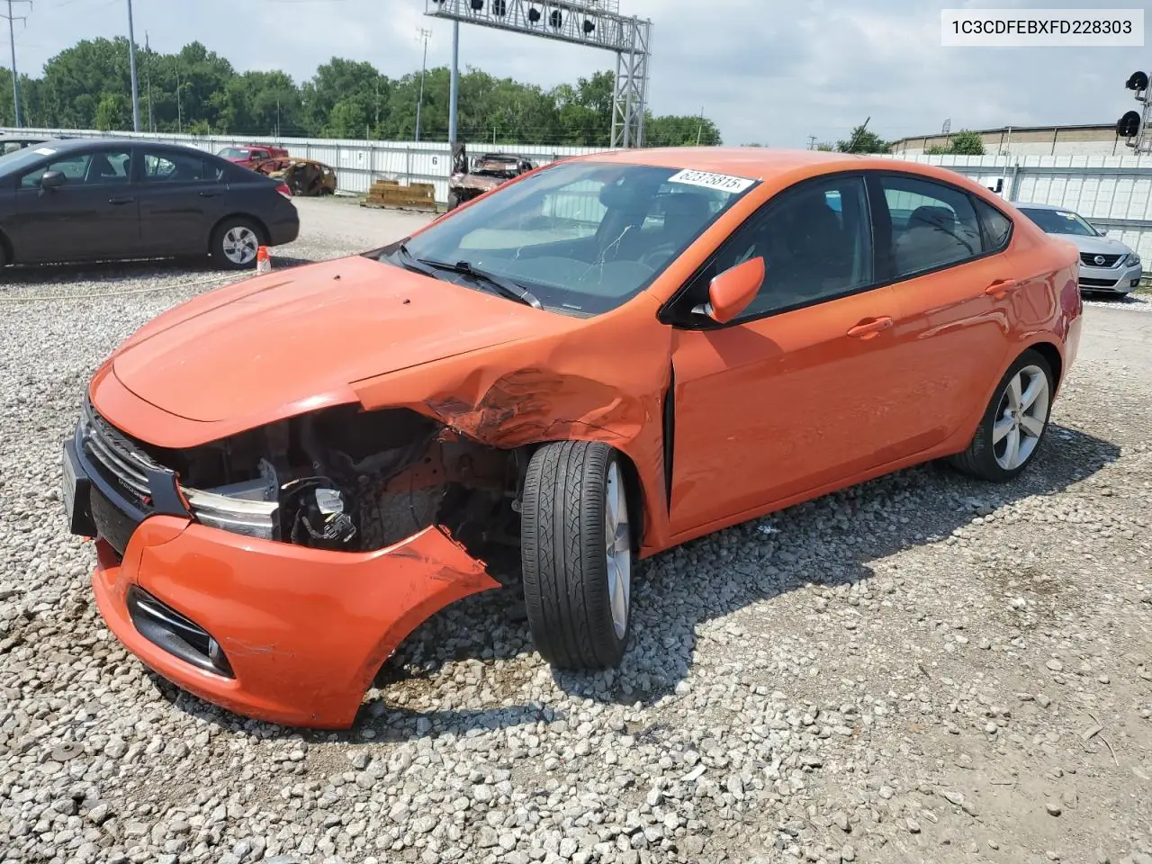 2015 Dodge Dart Gt VIN: 1C3CDFEBXFD228303 Lot: 62375815