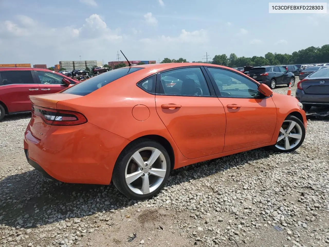 2015 Dodge Dart Gt VIN: 1C3CDFEBXFD228303 Lot: 62375815