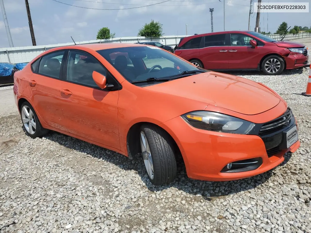 2015 Dodge Dart Gt VIN: 1C3CDFEBXFD228303 Lot: 62375815