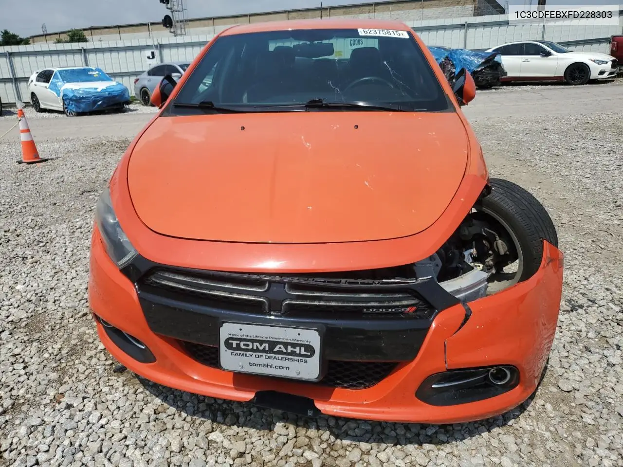 2015 Dodge Dart Gt VIN: 1C3CDFEBXFD228303 Lot: 62375815