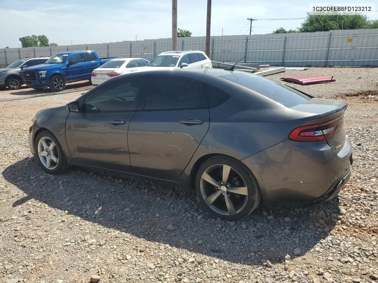 2015 Dodge Dart Gt VIN: 1C3CDFEB8FD123212 Lot: 62471365