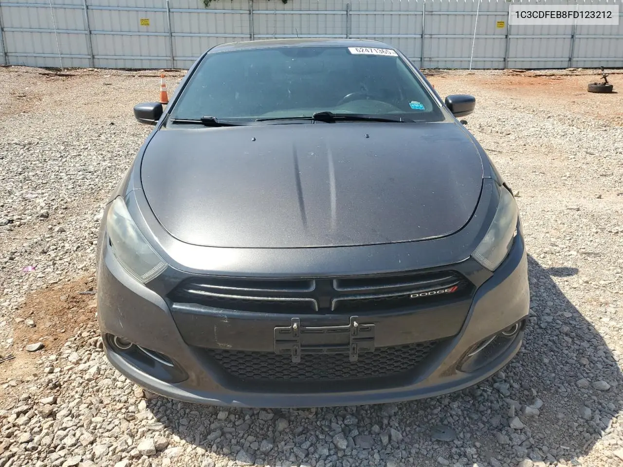 2015 Dodge Dart Gt VIN: 1C3CDFEB8FD123212 Lot: 62471365