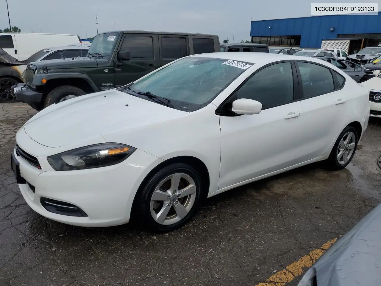 2015 Dodge Dart Sxt VIN: 1C3CDFBB4FD193133 Lot: 62479715