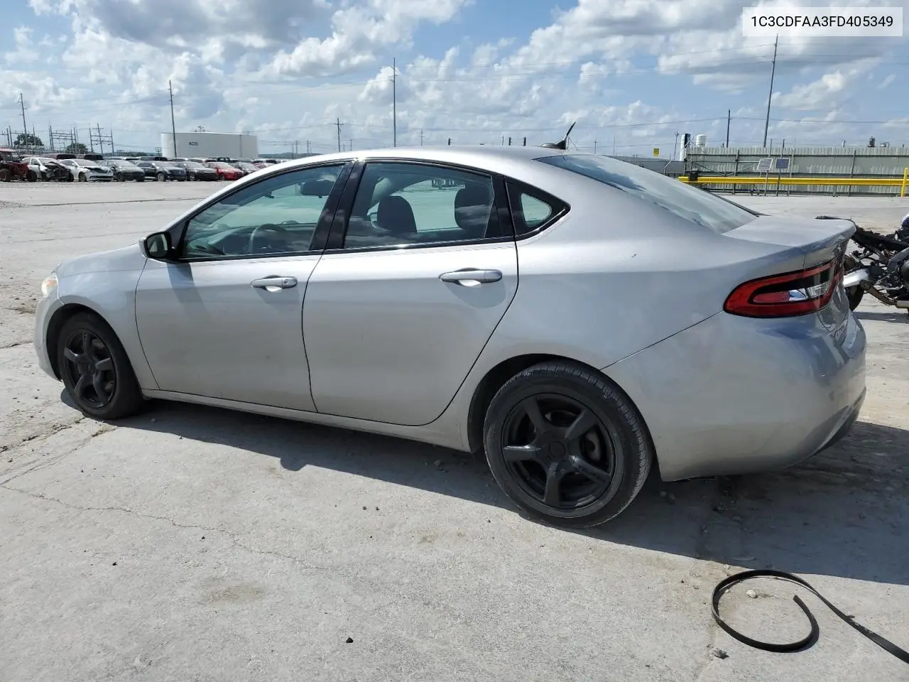 2015 Dodge Dart Se VIN: 1C3CDFAA3FD405349 Lot: 62590355