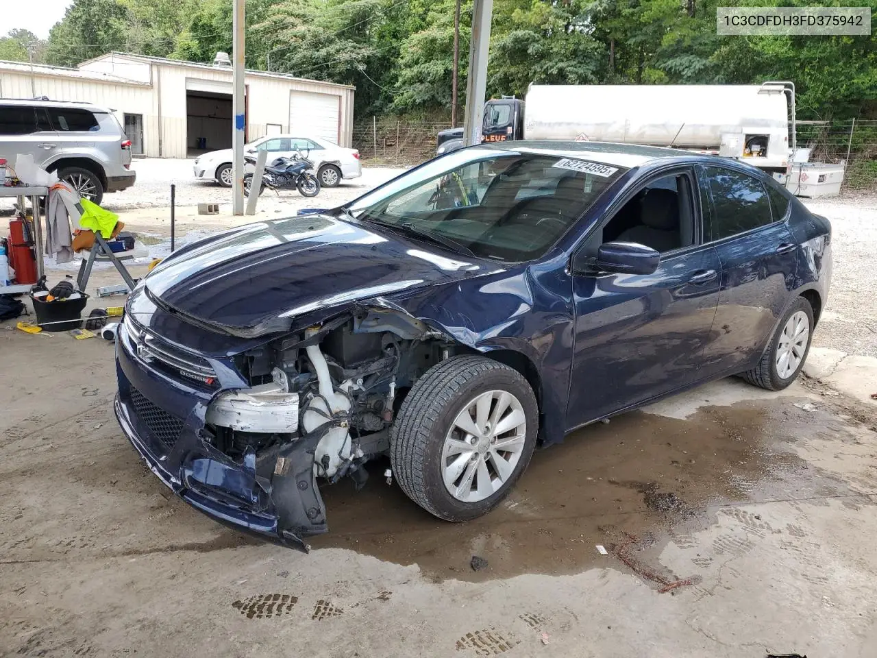 2015 Dodge Dart Se Aero VIN: 1C3CDFDH3FD375942 Lot: 62724595