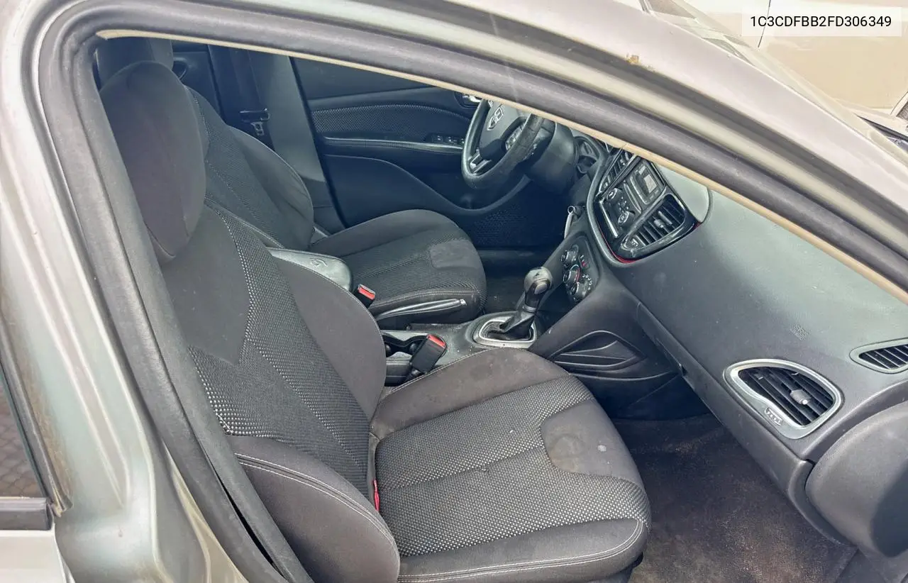 2015 Dodge Dart Sxt VIN: 1C3CDFBB2FD306349 Lot: 62744835