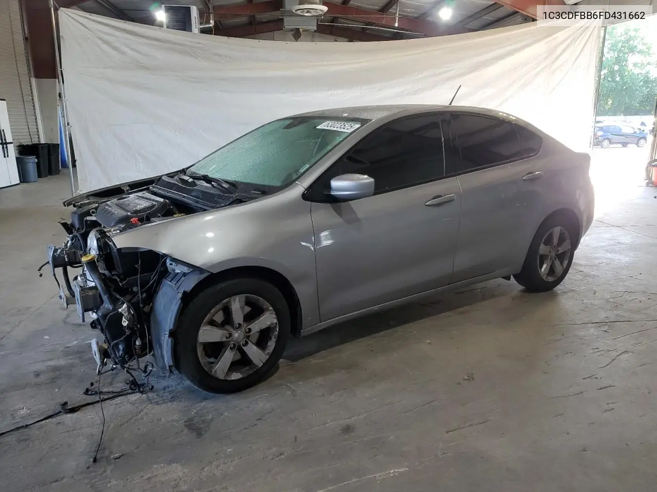 2015 Dodge Dart Sxt VIN: 1C3CDFBB6FD431662 Lot: 63023525