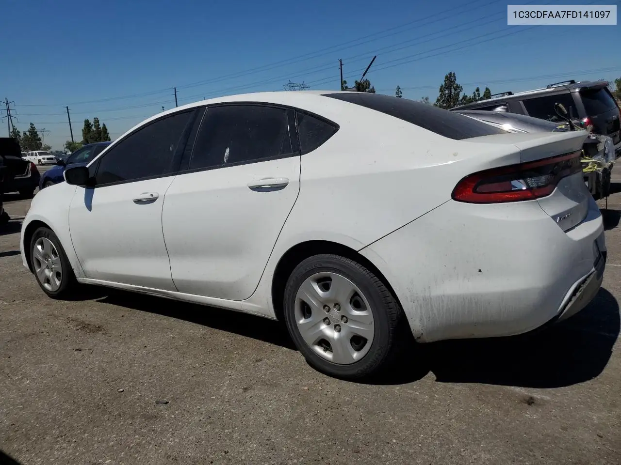 2015 Dodge Dart Se VIN: 1C3CDFAA7FD141097 Lot: 63035975