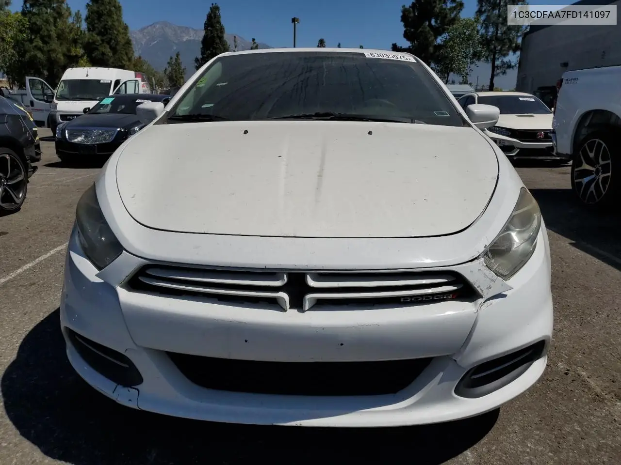 2015 Dodge Dart Se VIN: 1C3CDFAA7FD141097 Lot: 63035975