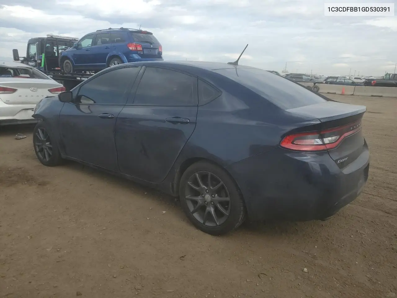 2016 Dodge Dart Sxt VIN: 1C3CDFBB1GD530391 Lot: 50957475