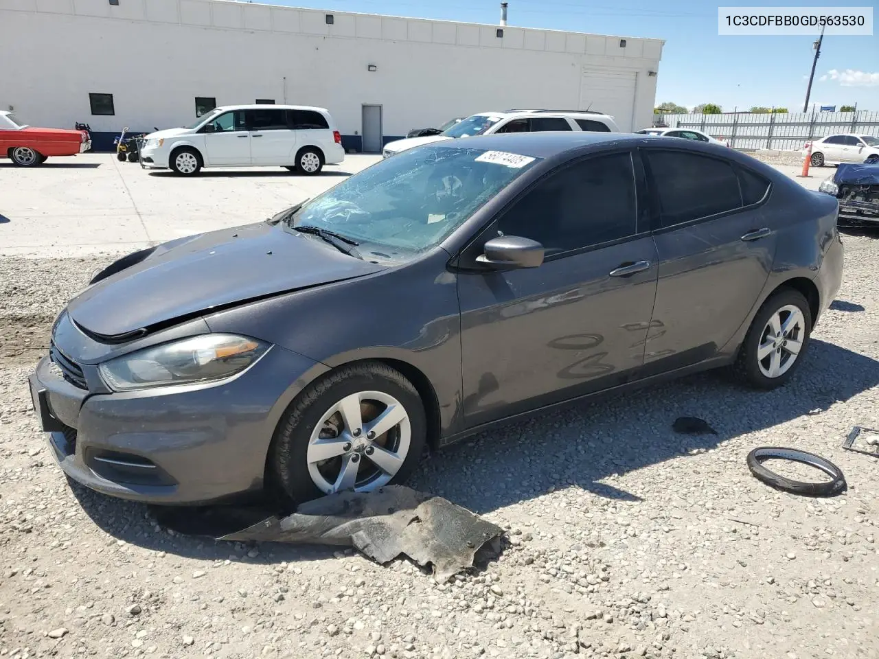 2016 Dodge Dart Sxt VIN: 1C3CDFBB0GD563530 Lot: 56074405