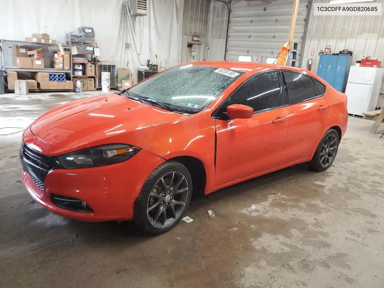2016 Dodge Dart Sxt Sport VIN: 1C3CDFFA9GD820685 Lot: 56206185