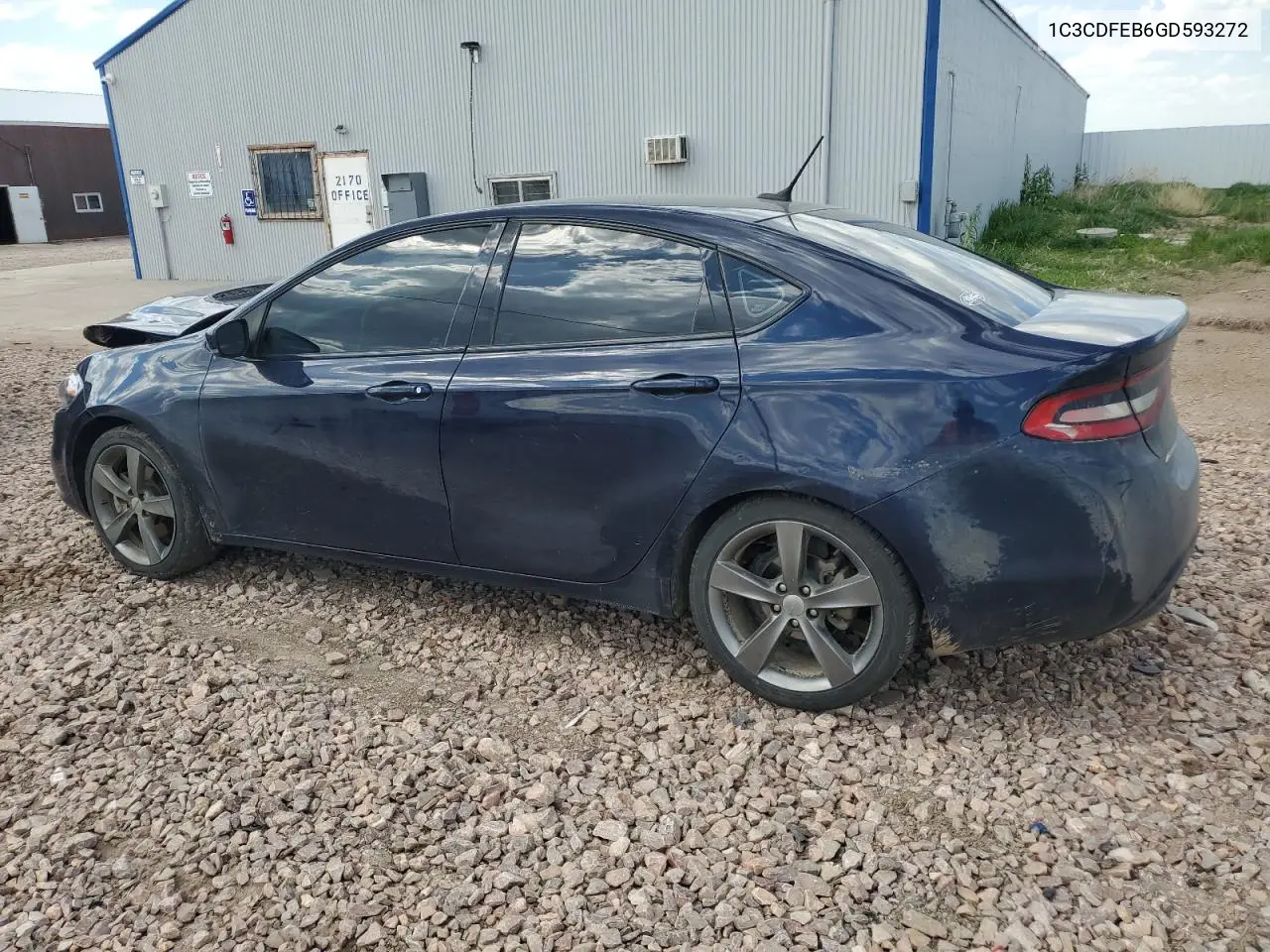 2016 Dodge Dart Gt VIN: 1C3CDFEB6GD593272 Lot: 56319455