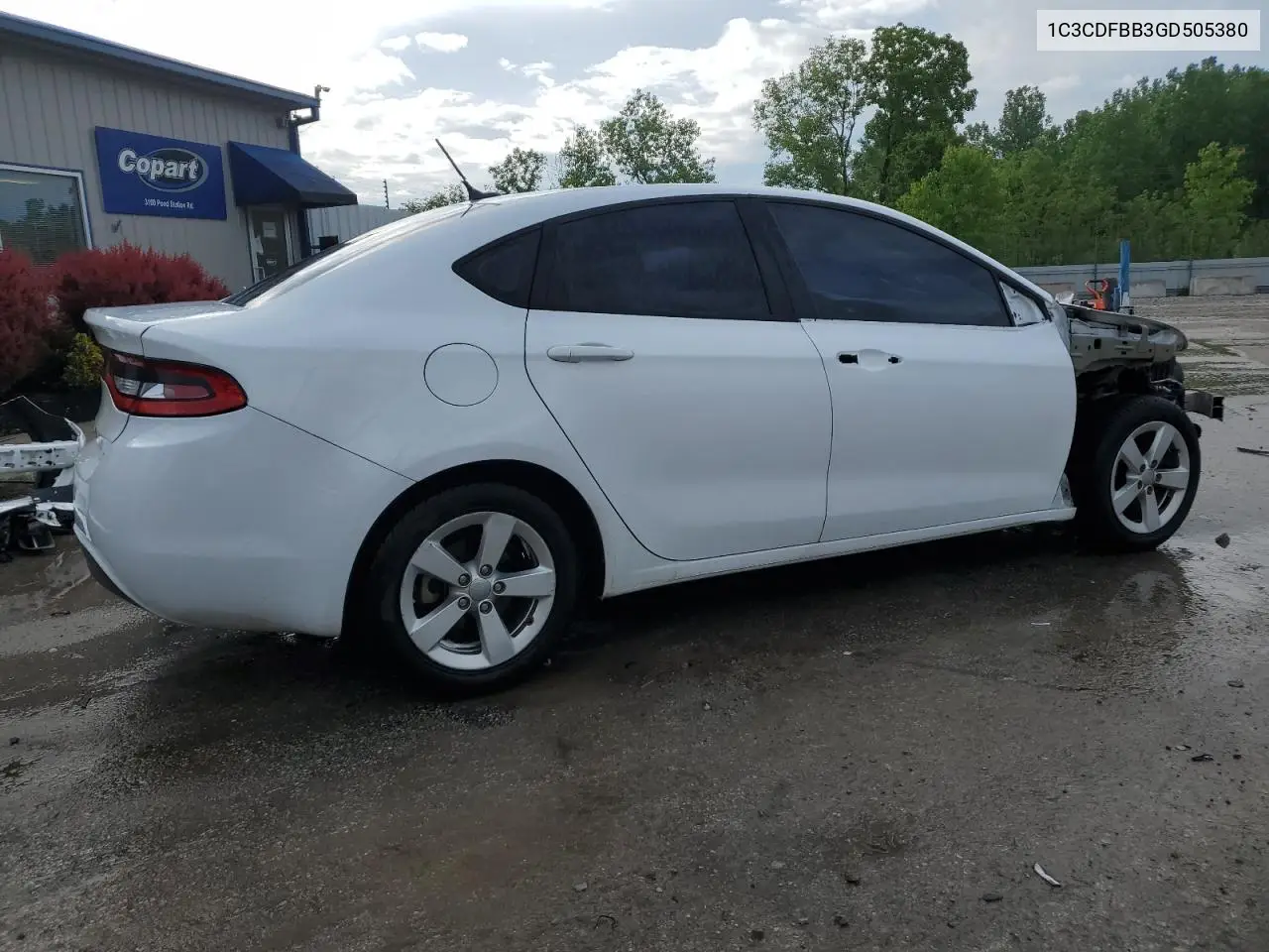 2016 Dodge Dart Sxt VIN: 1C3CDFBB3GD505380 Lot: 56337105