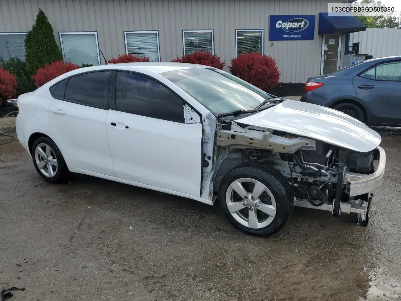 2016 Dodge Dart Sxt VIN: 1C3CDFBB3GD505380 Lot: 56337105