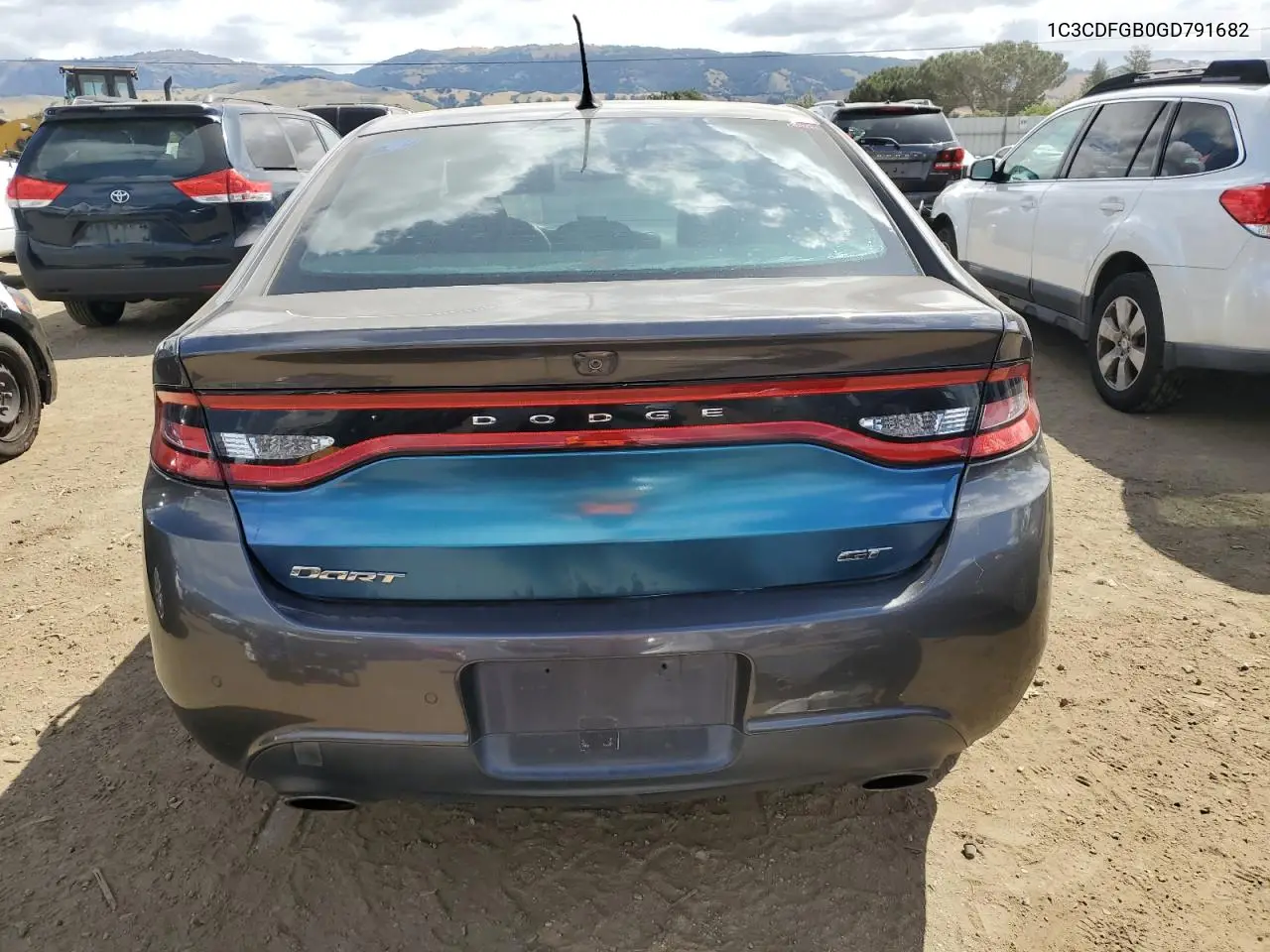 2016 Dodge Dart Gt Sport VIN: 1C3CDFGB0GD791682 Lot: 56605155